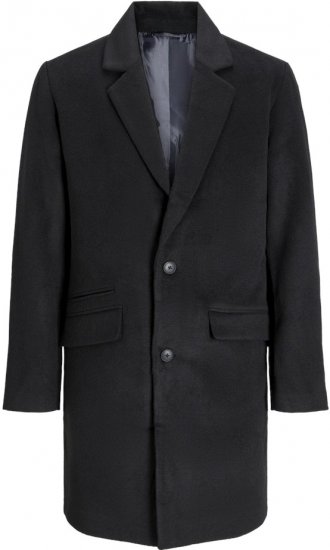 Jack & Jones HAYS Coat Black - Chaquetas - Chaquetas Tallas Grandes 2XL-8XL