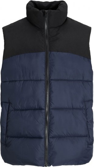 Jack & Jones MOON Bodywarmer Navy Blazer - Chaquetas - Chaquetas Tallas Grandes 2XL-8XL