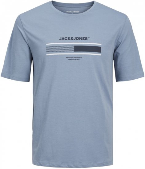Jack & Jones SOUTH T-Shirt Light Blue - Camisetas - Camisetas - 2XL-14XL