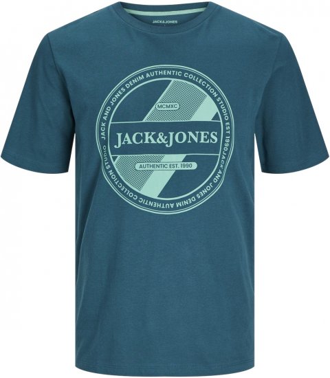 Jack & Jones JJRIO T-Shirt Deep Teal - Camisetas - Camisetas - 2XL-14XL