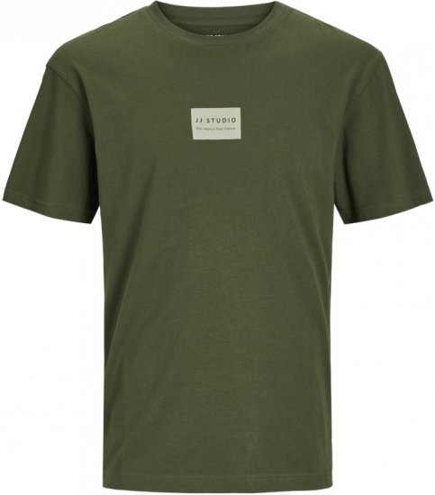 Jack & Jones HAKKAI T-Shirt Kombu Green - Camisetas - Camisetas - 2XL-14XL
