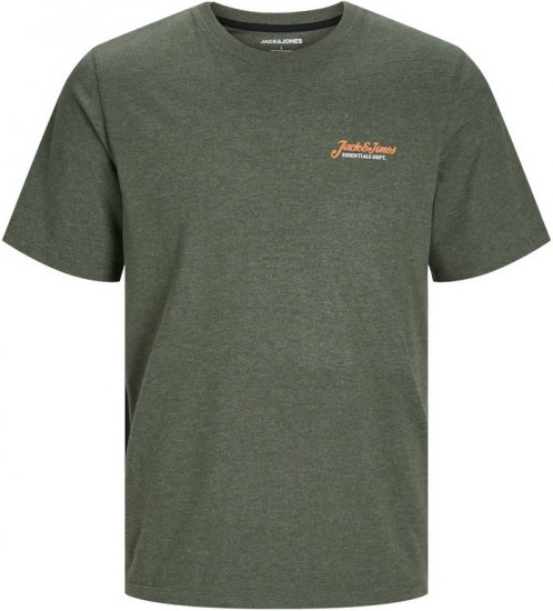 Jack & Jones ERIK T-Shirt Kombu Green - Camisetas - Camisetas - 2XL-14XL