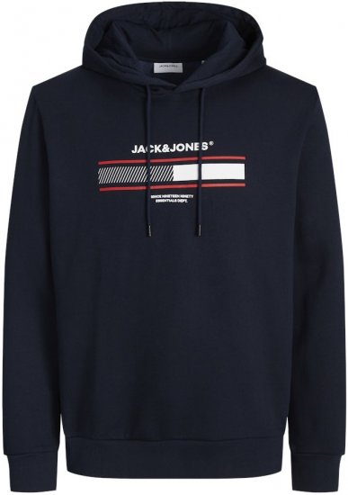 Jack & Jones South Hoodie Navy Blazer - Sudaderas - Sudaderas 2XL-12XL
