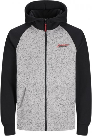 Jack & Jones Erik Hoodie Black - Sudaderas - Sudaderas 2XL-12XL