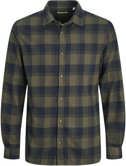 Jack & Jones JJJOSHUA Shirt Green - Camisas - Camisas 2XL-10XL