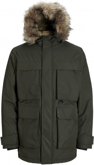 Jack & Jones STAR Parka Green - Chaquetas - Chaquetas Tallas Grandes 2XL-8XL