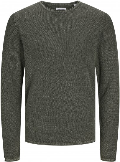 Jack & Jones JJDEAN Knitted Sweater Kombu Green - Sudaderas - Sudaderas 2XL-12XL