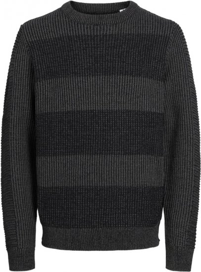 Jack & Jones HUGO Knitted Sweater Black - Sudaderas - Sudaderas 2XL-12XL