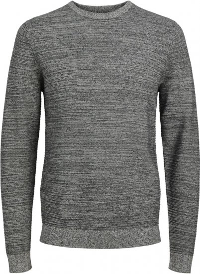 Jack & Jones OTTO Twisted Knitted Sweater Black - Sudaderas - Sudaderas 2XL-12XL
