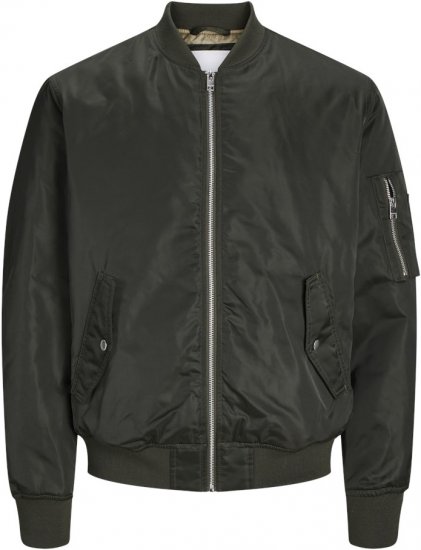 Jack & Jones OCEAN Bomber Jacket Black - Chaquetas - Chaquetas Tallas Grandes 2XL-8XL