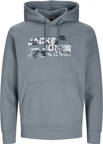 Jack & Jones JCOOUTDOOR Hoodie Flint Blue - Sudaderas - Sudaderas 2XL-12XL