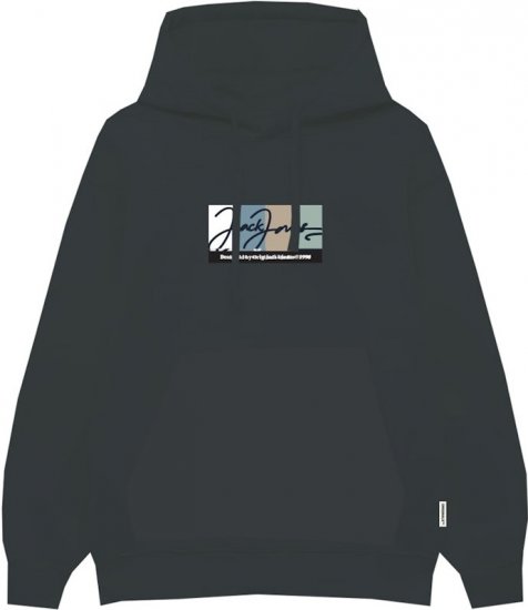 Jack & Jones PORTLAND Hoodie Grey - Sudaderas - Sudaderas 2XL-12XL
