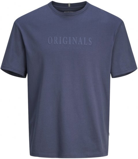 Jack & Jones JORFREDERIKSBERG T-Shirt Blue - Camisetas - Camisetas - 2XL-14XL