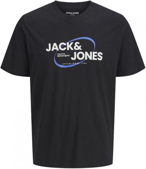 Jack & Jones RAY T-Shirt Black - Camisetas - Camisetas - 2XL-14XL