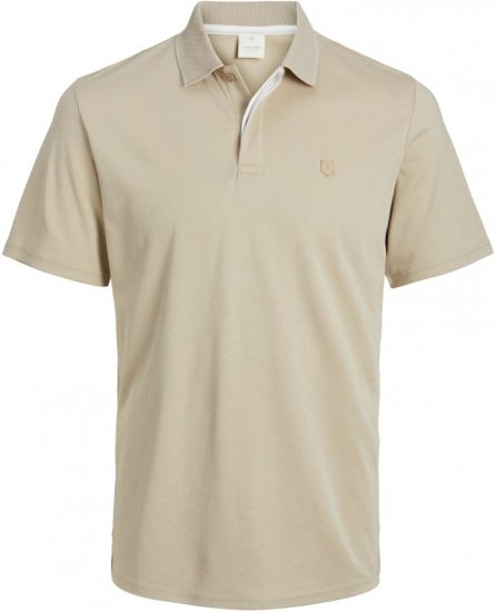Jack & Jones Rodney Polo Shirt Fields Of Rye - Polos - Polos 2XL-8XL