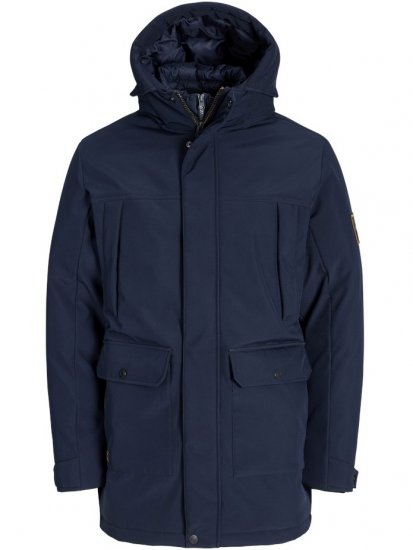Jack & Jones Finn Softshell Parka Sky Captain - Chaquetas - Chaquetas Tallas Grandes 2XL-8XL