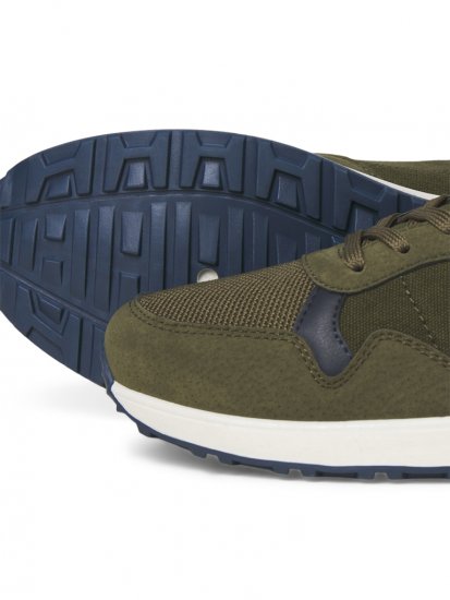 Jack & Jones Beech Combo Sneakers Green - Calzado de hombre 40-52 - Zapatillas de hombre tallas 40-52