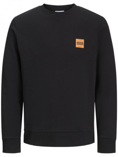 Jack & Jones Brandy Crew Neck Sweatshirt Black - Sudaderas - Sudaderas 2XL-12XL