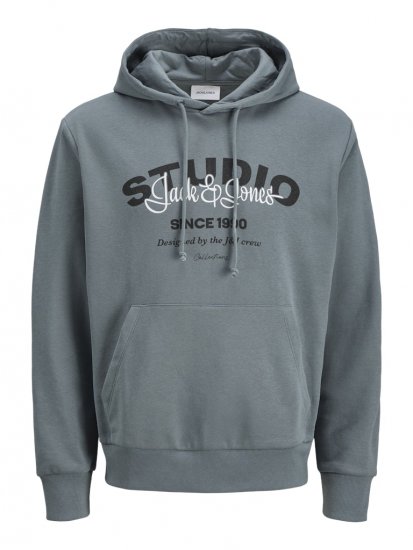 Jack & Jones Yuki Hood Sweatshirt Stormy Weather - Sudaderas - Sudaderas 2XL-12XL