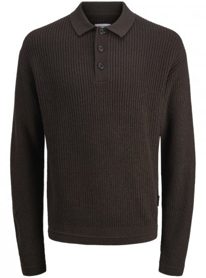 Jack & Jones Kaito Knit Polo Pullover Delicioso - Sudaderas - Sudaderas 2XL-12XL