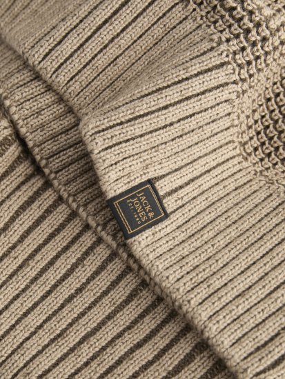 Jack & Jones Ethan High Neck Knit Pullover Crockery - Sudaderas - Sudaderas 2XL-12XL