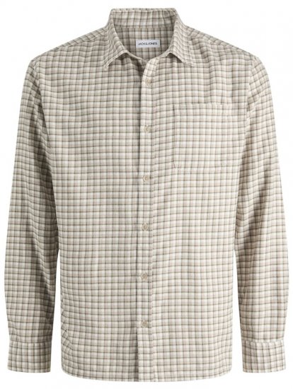 Jack & Jones Mini Check Long Sleeve Shirt Atmosphere - Camisas - Camisas 2XL-10XL