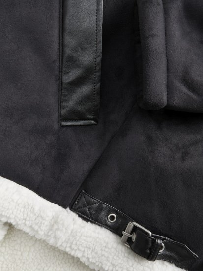 Jack & Jones Cole Aviator Jacket Black - Chaquetas - Chaquetas Tallas Grandes 2XL-8XL