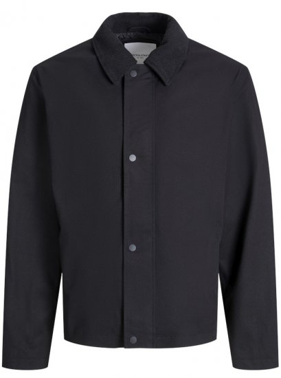 Jack & Jones Grady Worker Jacket Black - Chaquetas - Chaquetas Tallas Grandes 2XL-8XL