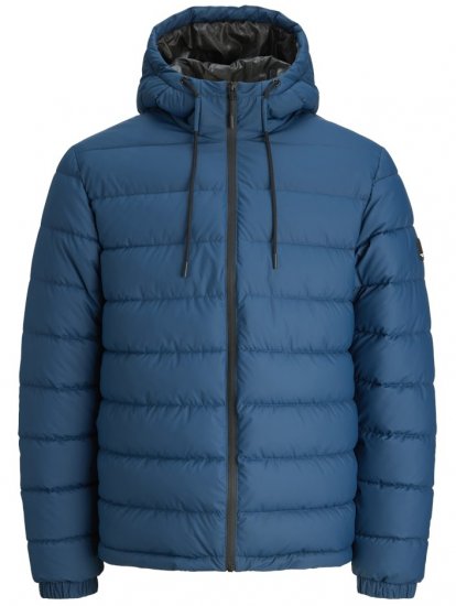 Jack & Jones Point PU Puffer Jacket Titan - Chaquetas - Chaquetas Tallas Grandes 2XL-8XL