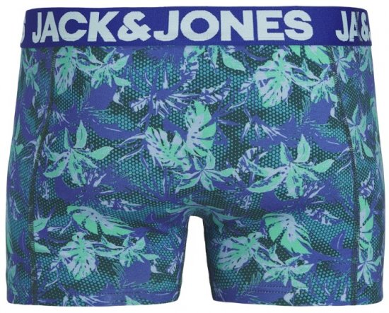  Jack & Jones Tropical Flowers Trunks 5-Pack Blue - Ropa interior - Ropa interior 2XL-8XL