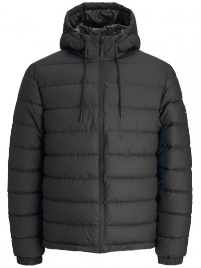 Jack & Jones Point PU Puffer Jacket Black - Chaquetas - Chaquetas Tallas Grandes 2XL-8XL