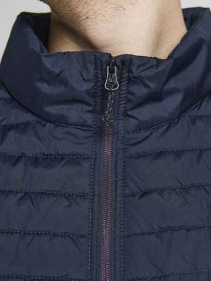 Jack & Jones MULTI BODYWARMER With COLLAR Navy Blazer - Chaquetas - Chaquetas Tallas Grandes 2XL-8XL