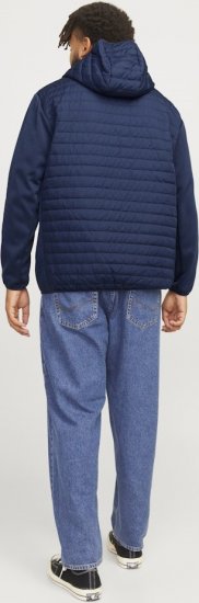 Jack & Jones MULTI QUILTED SET-IN Sleeves Jacket Navy Blazer - Chaquetas - Chaquetas Tallas Grandes 2XL-8XL