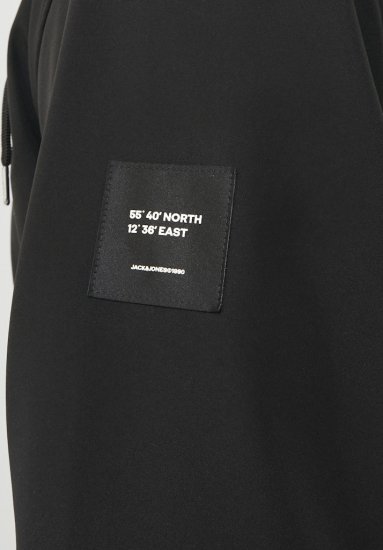 Jack & Jones BASIC Water-Resistant Softshell Jacket Black - Chaquetas - Chaquetas Tallas Grandes 2XL-8XL