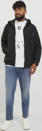 Jack & Jones BASIC Water-Resistant Softshell Jacket Black - Chaquetas - Chaquetas Tallas Grandes 2XL-8XL