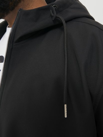 Jack & Jones BASIC Water-Resistant Softshell Jacket Black - Chaquetas - Chaquetas Tallas Grandes 2XL-8XL