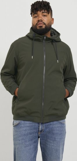 Jack & Jones BASIC Water-Resistant Softshell Jacket Green - Chaquetas - Chaquetas Tallas Grandes 2XL-8XL