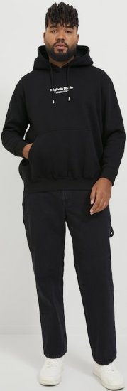 Jack & Jones ESTERBRO Hoodie Black - Sudaderas - Sudaderas 2XL-12XL