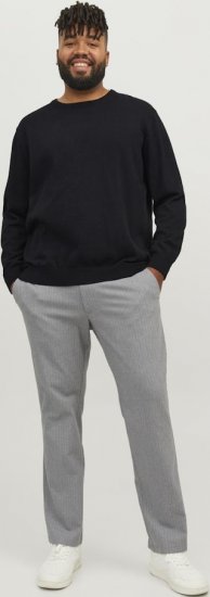 Jack & Jones BASIC Knitted Sweater Black - Sudaderas - Sudaderas 2XL-12XL