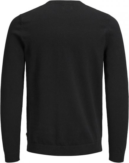 Jack & Jones BASIC Knitted Sweater Black - Sudaderas - Sudaderas 2XL-12XL