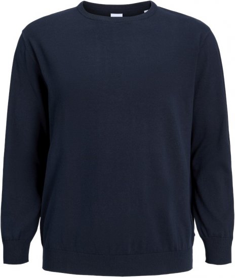 Jack & Jones BASIC Knitted Sweater Navy Blazer - Sudaderas - Sudaderas 2XL-12XL