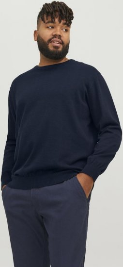 Jack & Jones BASIC Knitted Sweater Navy Blazer - Sudaderas - Sudaderas 2XL-12XL