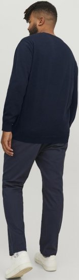 Jack & Jones BASIC Knitted Sweater Navy Blazer - Sudaderas - Sudaderas 2XL-12XL