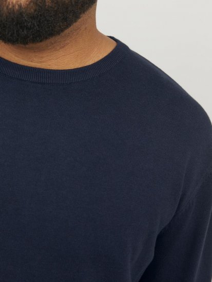 Jack & Jones BASIC Knitted Sweater Navy Blazer - Sudaderas - Sudaderas 2XL-12XL