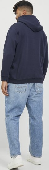 Jack & Jones BRADLEY Hoodie Navy Blazer - Sudaderas - Sudaderas 2XL-12XL
