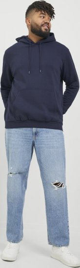 Jack & Jones BRADLEY Hoodie Navy Blazer - Sudaderas - Sudaderas 2XL-12XL