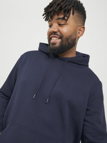 Jack & Jones BRADLEY Hoodie Navy Blazer - Sudaderas - Sudaderas 2XL-12XL