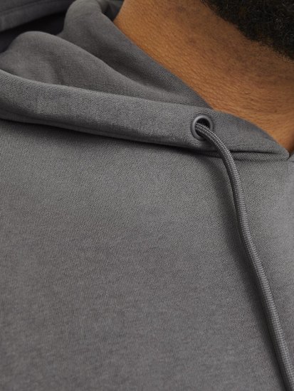 Jack & Jones BRADLEY Hoodie Grey - Sudaderas - Sudaderas 2XL-12XL