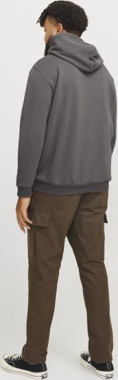 Jack & Jones BRADLEY Hoodie Grey - Sudaderas - Sudaderas 2XL-12XL