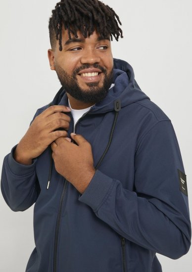 Jack & Jones BASIC Water-Resistant Softshell Jacket Navy Blazer - Chaquetas - Chaquetas Tallas Grandes 2XL-8XL